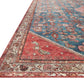 Loloi II Layla Collection Rug in Marine, Clay - 3'6" x 5'6"