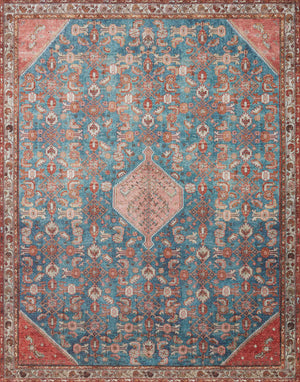 Loloi II Layla Collection Rug in Marine, Clay - 2'3" x 3'9"