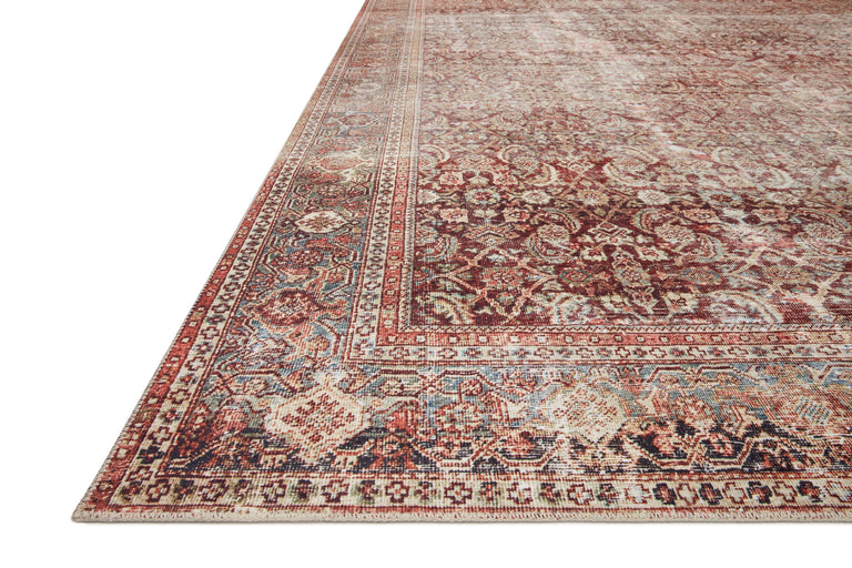 Loloi II Layla Collection Rug in Cinnamon, Sage - 2'3" x 3'9"