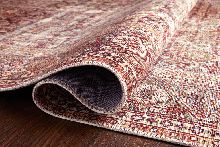 Loloi II Layla Collection Rug in Cinnamon, Sage - 2'3" x 3'9"