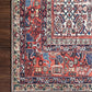 Loloi II Layla Collection Rug in Ivory, Brick - 5' x 7'6"