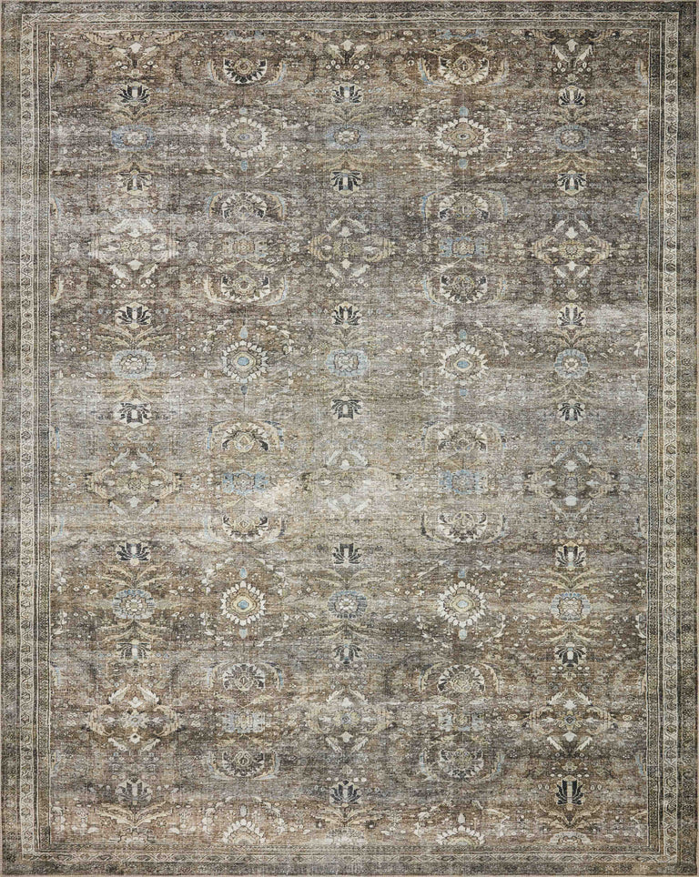 Loloi II Layla Collection Rug in Antique, Moss - 7'6" x 9'6"