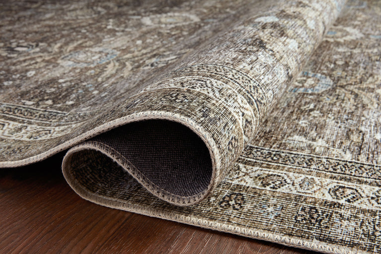 Loloi II Layla Collection Rug in Antique, Moss - 5' x 7'6"
