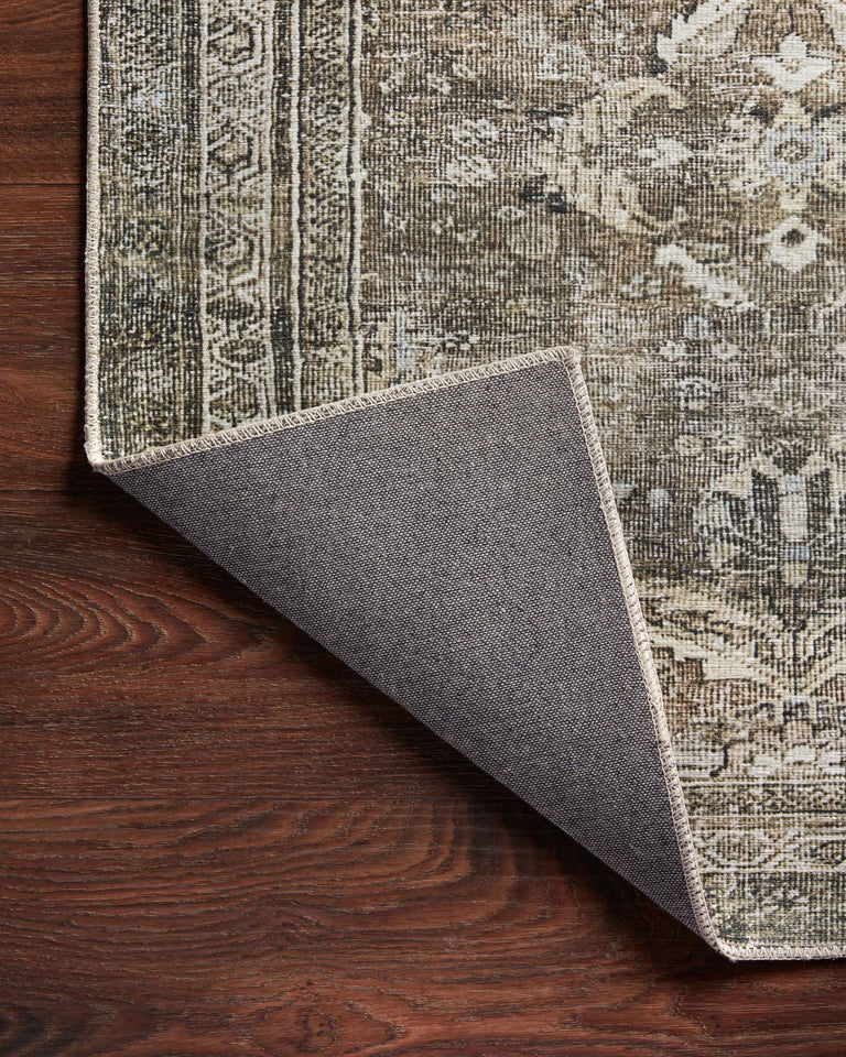 Loloi II Layla Collection Rug in Antique, Moss - 2'0" x 5'0"