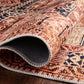 Loloi II Layla Collection Rug in Mocha, Blush - 5' x 7'6"