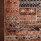 Loloi II Layla Collection Rug in Mocha, Blush - 5' x 7'6"