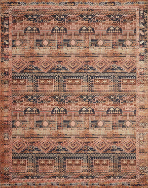 Loloi II Layla Collection Rug in Mocha, Blush - 2'3" x 3'9"