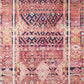 Loloi II Layla Collection Rug in Magenta, Multi - 2'3" x 3'9"