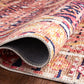 Loloi II Layla Collection Rug in Magenta, Multi - 2'6" x 12'0"