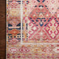 Loloi II Layla Collection Rug in Magenta, Multi - 2'3" x 3'9"