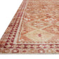Loloi II Layla Collection Rug in Natural, Spice - 2.5' x 7'6"