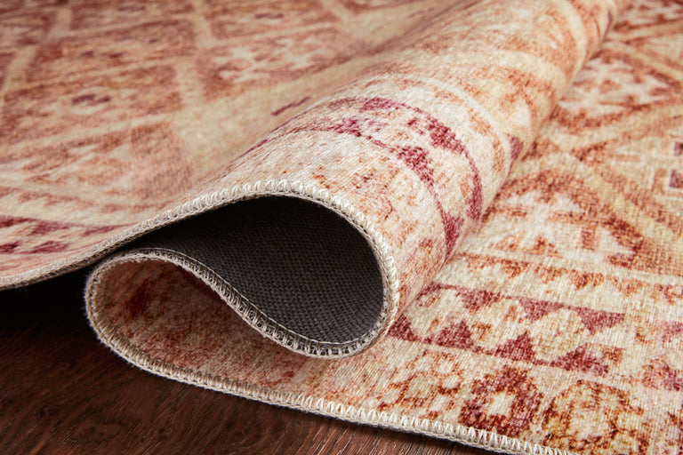 Loloi II Layla Collection Rug in Natural, Spice - 3'6" x 5'6"