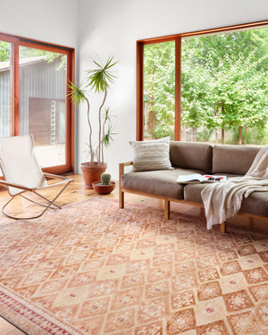 Loloi II Layla Collection Rug in Natural, Spice - 2'3" x 3'9"