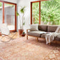 Loloi II Layla Collection Rug in Natural, Spice - 2.5' x 7'6"