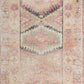 Loloi II Layla Collection Rug in Pink, Lagoon - 5' x 7'6"