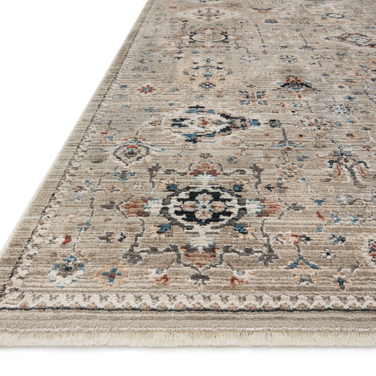 Loloi Rugs Leigh Collection Rug in Dove, Multi - 7'10" x 10'10"