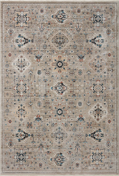 Loloi Rugs Leigh Collection Rug in Dove, Multi - 9'6" x 13'