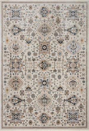 Loloi Rugs Leigh Collection Rug in Ivory, Taupe - 6'7" x 9'6"
