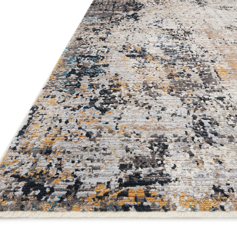 Loloi Rugs Leigh Collection Rug in Silver, Multi - 7'10" x 10'10"