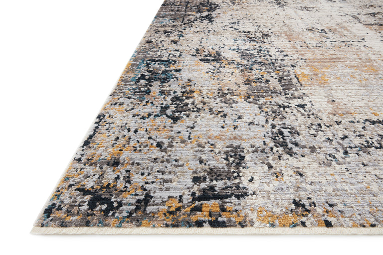 Loloi Rugs Leigh Collection Rug in Silver, Multi - 7'10" x 10'10"