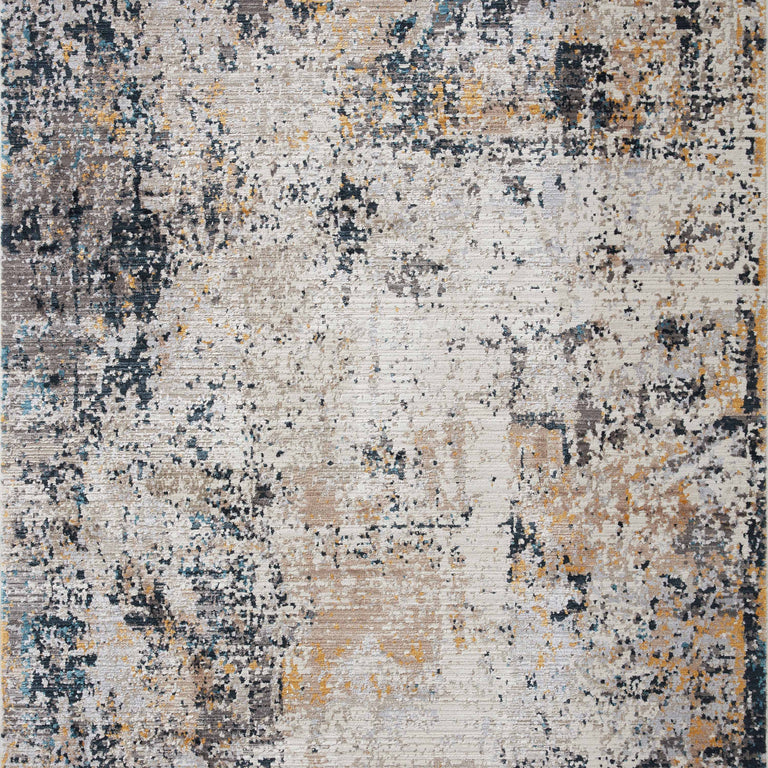 Loloi Rugs Leigh Collection Rug in Silver, Multi - 7'10" x 10'10"