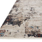 Loloi Rugs Leigh Collection Rug in Ivory, Charcoal - 9'6" x 13'