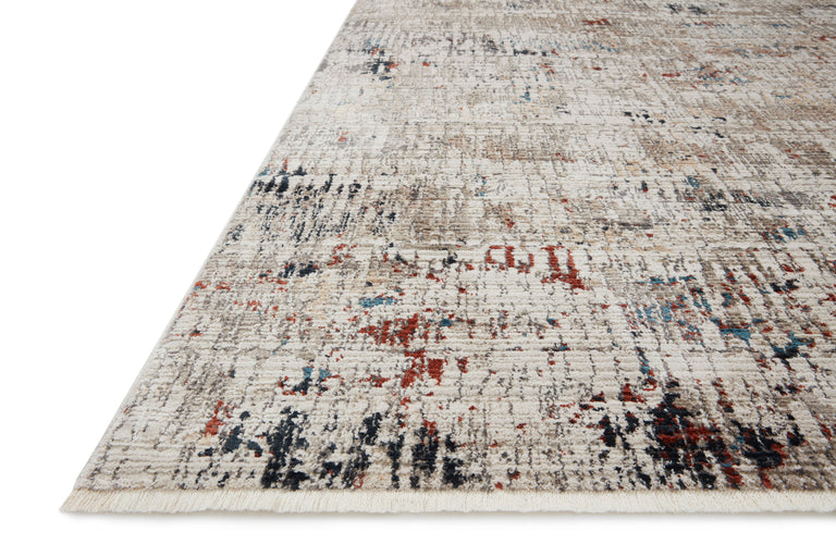 Loloi Rugs Leigh Collection Rug in Ivory, Multi - 7'10" x 10'10"