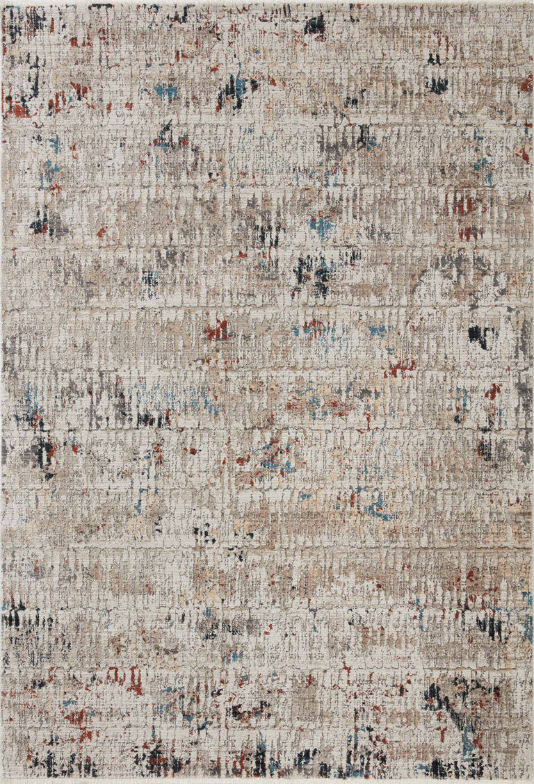 Loloi Rugs Leigh Collection Rug in Ivory, Multi - 7'10" x 10'10"