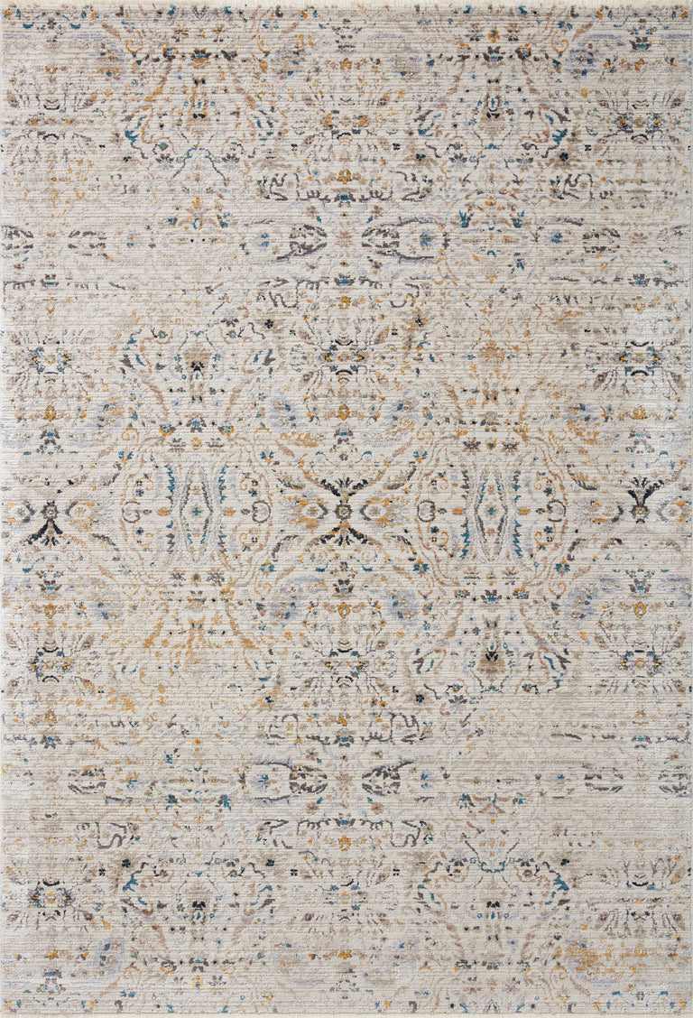 Loloi Rugs Leigh Collection Rug in Ivory, Straw - 6'7" x 9'6"