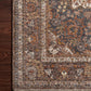 Loloi Rugs Lourdes Collection Rug in Natural, Ocean - 7'10" x 10'