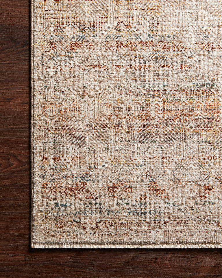 Loloi Rugs Lourdes Collection Rug in Ivory, Spice - 9'6" x 13'1"