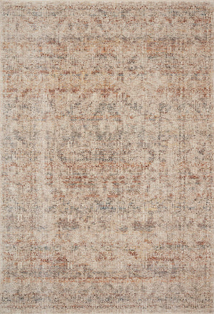 Loloi Rugs Lourdes Collection Rug in Ivory, Spice - 9'6" x 13'1"