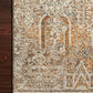 Loloi Rugs Lourdes Collection Rug in Ivory, Orange - 11'6" x 15'7"