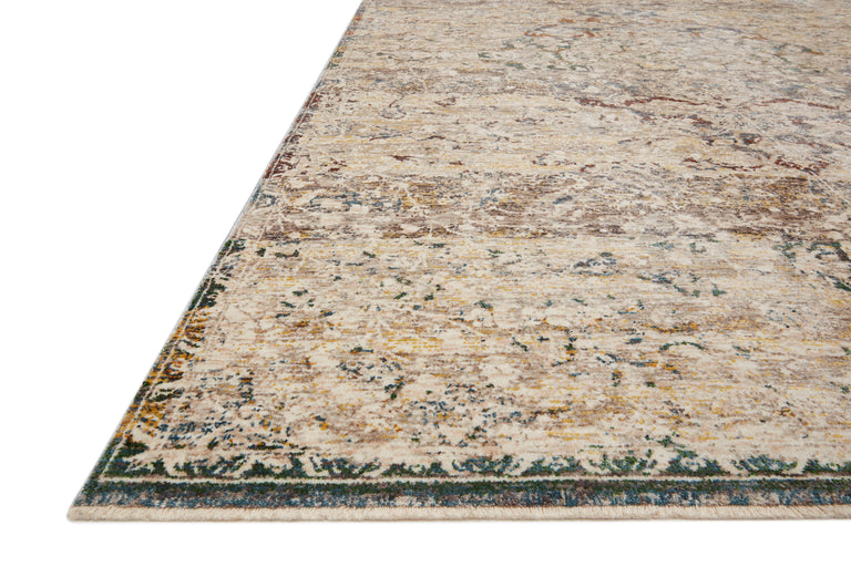 Loloi Rugs Lourdes Collection Rug in Ivory, Multi - 9'6" x 13'1"