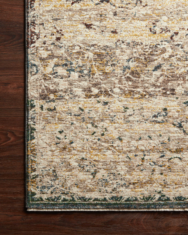 Loloi Rugs Lourdes Collection Rug in Ivory, Multi - 9'6" x 13'1"