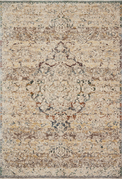 Loloi Rugs Lourdes Collection Rug in Ivory, Multi - 9'6" x 13'1"