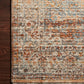 Loloi Rugs Lourdes Collection Rug in Tangerine, Ocean - 9'6" x 13'1"