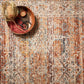 Loloi Rugs Lourdes Collection Rug in Tangerine, Ocean - 11'6" x 15'7"
