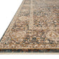 Loloi Rugs Lourdes Collection Rug in Charcoal, Ivory - 9'6" x 13'1"