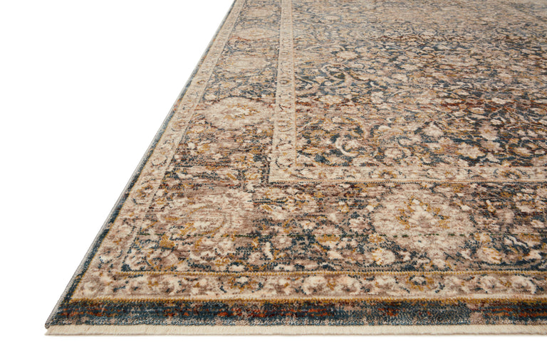 Loloi Rugs Lourdes Collection Rug in Charcoal, Ivory - 9'6" x 13'1"