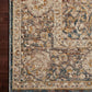 Loloi Rugs Lourdes Collection Rug in Charcoal, Ivory - 9'6" x 13'1"