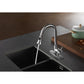 Kingston Brass Single-Handle Pull-Down Sprayer Kitchen Faucet in Polished Chrome, LS8721DL
