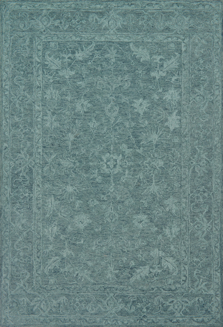 Loloi Rugs Lyle Collection Rug in Teal - 7'9" x 9'9"