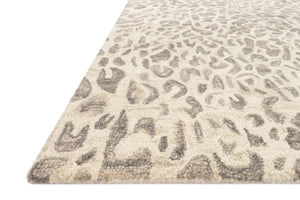 Loloi Rugs Masai Collection Rug in Grey, Ivory - 9'3" x 13'