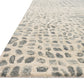 Loloi Rugs Masai Collection Rug in Silver Grey, Ivory - 9'3" x 13'