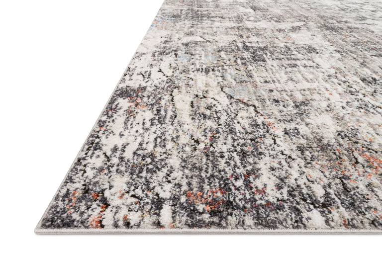 Loloi Rugs Medusa Collection Rug in Ivory, Granite - 7'10" x 10'6"