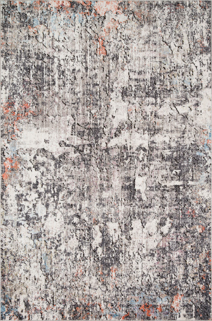 Loloi Rugs Medusa Collection Rug in Ivory, Granite - 7'10" x 10'6"