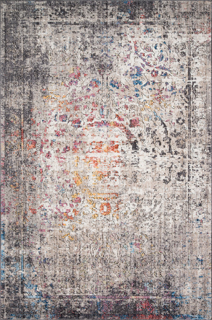 Loloi Rugs Medusa Collection Rug in Granite, Multi - 7'10" x 10'6"