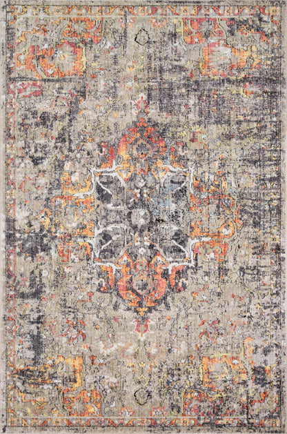 Loloi Rugs Medusa Collection Rug in Taupe, Sunset - 12'0" x 15'0"