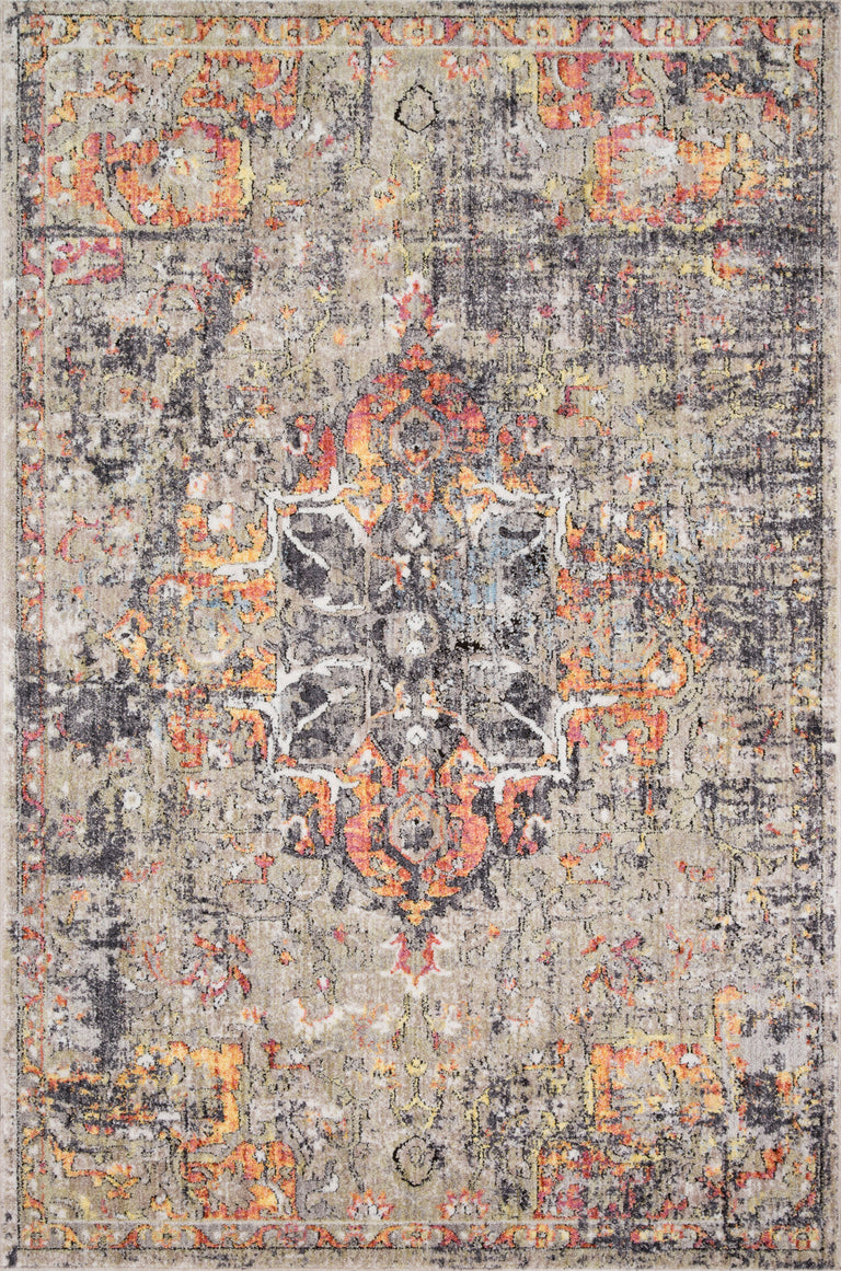 Loloi Rugs Medusa Collection Rug in Taupe, Sunset - 7'10" x 10'6"